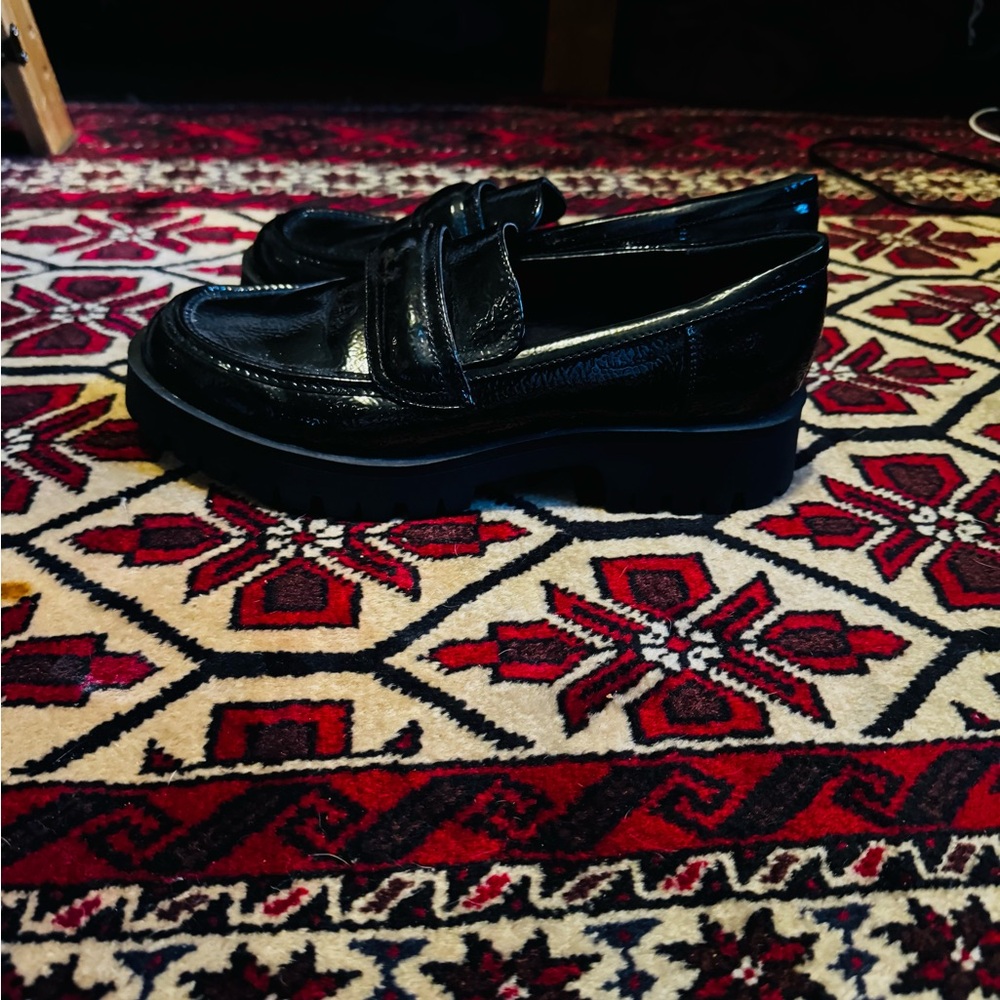 Nine West Black Loafers